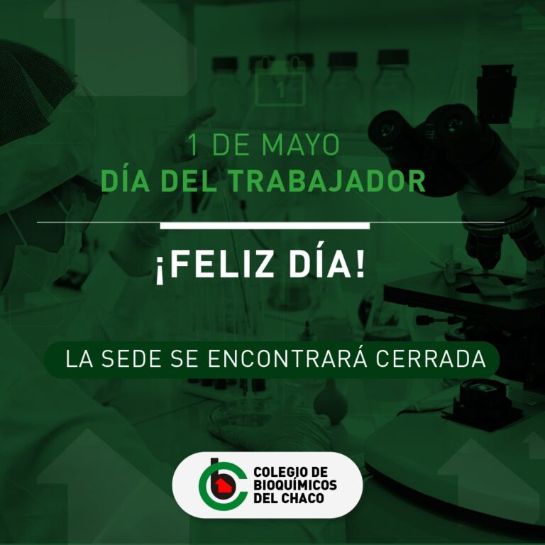 ¡Feliz día del Trabajador!