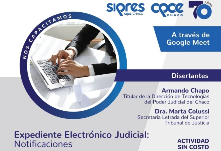 Capacitación: Expediente Electrónico Judicial – Notificaciones