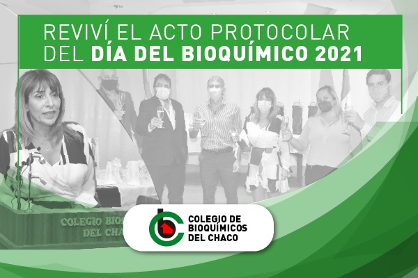 Acto Protocolar del Día del Bioquímico 2021