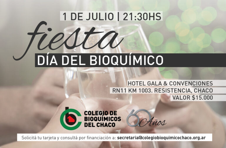 ¡Celebremos juntos el Día del Bioquímico!