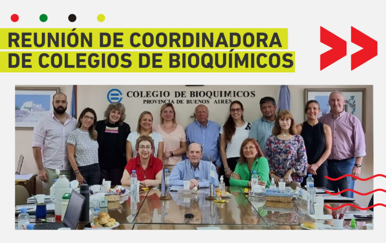 Reunión de Coordinadora de Colegios de Bioquímicos
