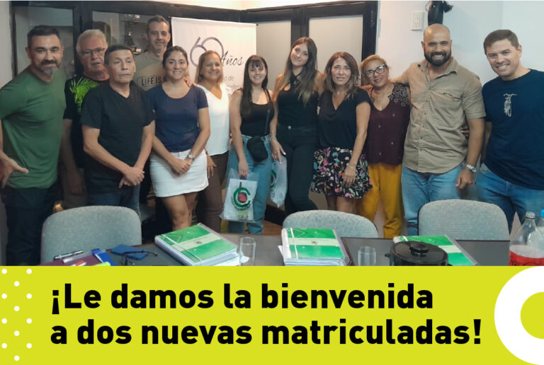 ¡Le damos la bienvenida a dos nuevas matriculadas!