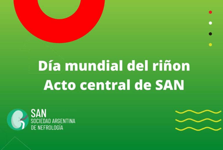 Día mundial del riñon – Acto central de SAN