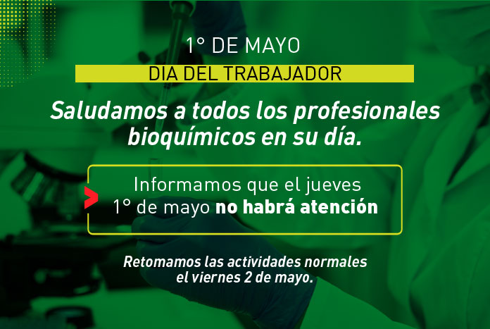 1° de Mayo – Día del Trabajador