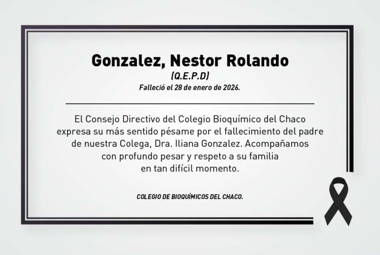 Fallecimiento Nestor Rolando Gonzalez